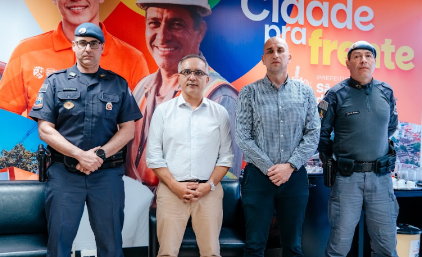 Parceria da Prefeitura de São Bernardo com a Polícia Militar vai fortalecer ações de segurança no município