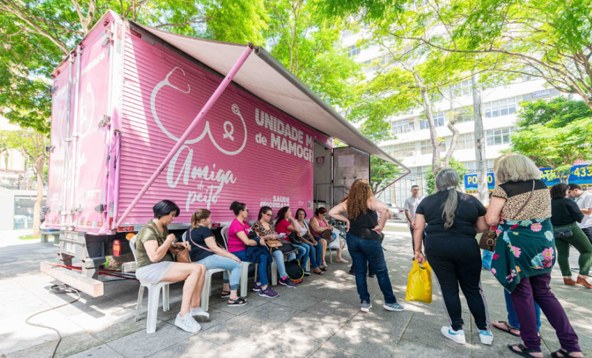 Em maio, Carreta da Mamografia reforça prevenção ao câncer de mama em São Bernardo