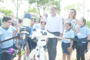 Santo Andr&eacute; inaugura N&uacute;cleo de Observa&ccedil;&atilde;o do C&eacute;u na Sabina