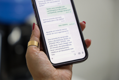 Pacientes de S&atilde;o Caetano podem remarcar consultas e exames por WhatsApp