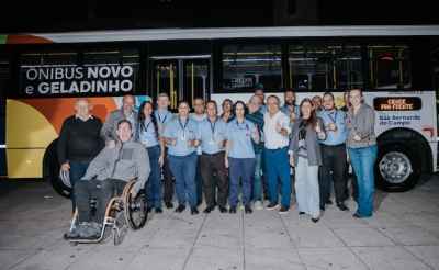 Com Marcelo Lima, S&atilde;o Bernardo chega &agrave; marca de 85 novos &ocirc;nibus para frota municipal
