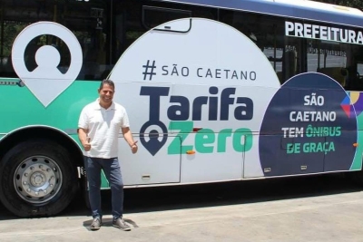 Gilberto Costa comemora gratuidade do Tarifa Zero exclusivo para moradores de S&atilde;o Caetano