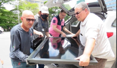Atrium Shopping recebe Drive-thru Sustent&aacute;vel para descarte de eletroeletr&ocirc;nicos e l&acirc;mpadas