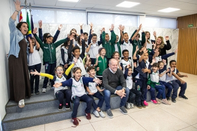 S&atilde;o Caetano lan&ccedil;a projeto de coleta seletiva nas escolas a partir de pedido de alunos da EMEF Vicente Bastos