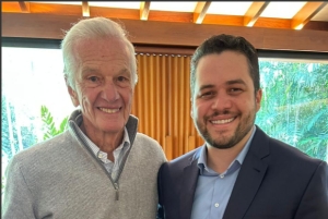 Prefeito Gilvan Ferreira discute futuro da educa&ccedil;&atilde;o no Brasil com Jorge Paulo Lemann