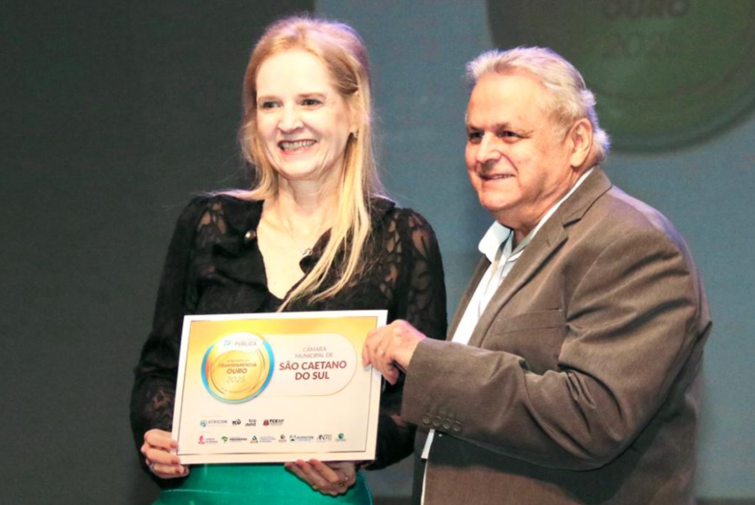 Câmara de São Caetano recebe Selo Ouro de Transparência e se consolida como referência em gestão pública