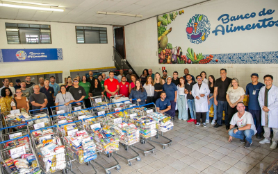 Banco de Alimentos de Santo Andr&eacute; celebra 9 anos com a&ccedil;&atilde;o solid&aacute;ria