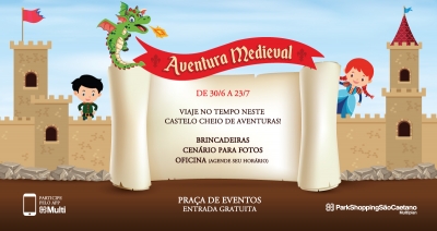 Vem aí a atração de férias do ParkShopping São Caetano: “Aventura Medieval”