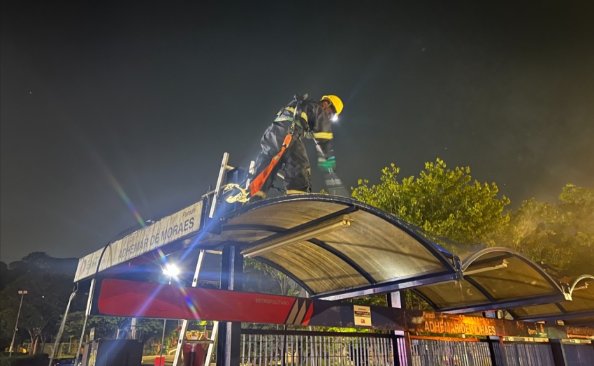 Corredor ABD recolhe 15,5 toneladas de resíduos e mantém 153 paradas limpas diariamente