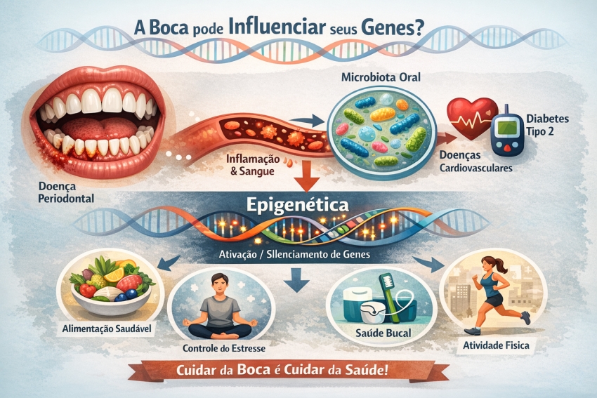 A boca pode influenciar seus genes?