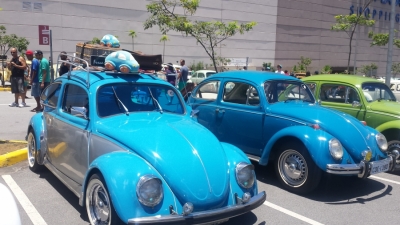 Encontro de fuscas acontece no São Bernardo Plaza